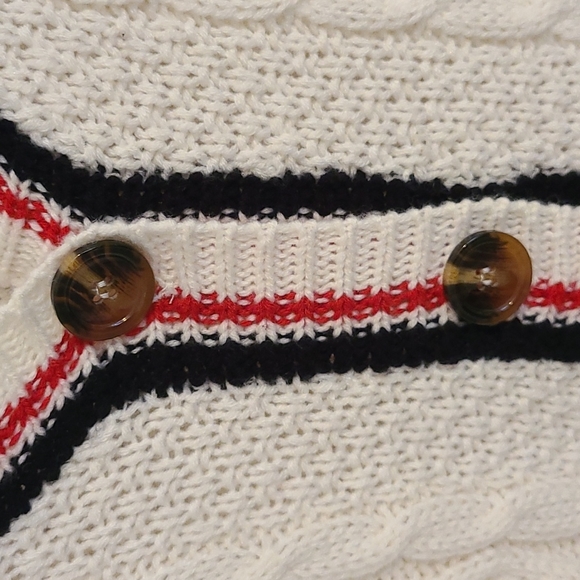 Knit Oversized Preppy Sweater - Picture 3 of 5